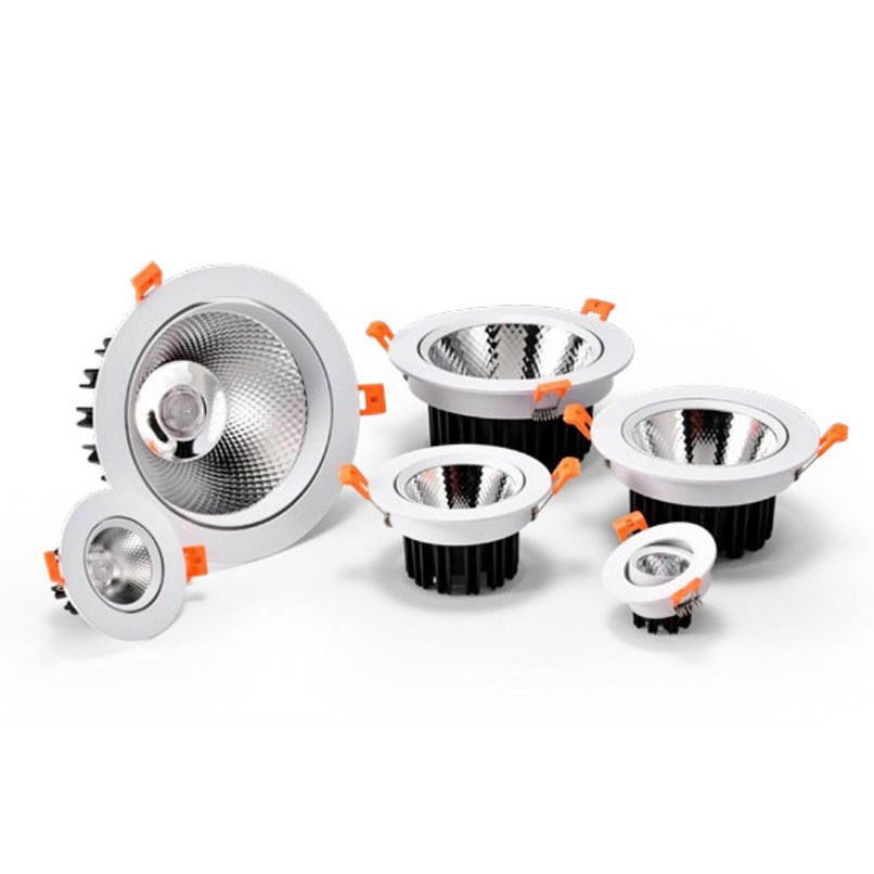 崁孔7.5/9.5/12/14/16cm LED 5W/7W/12W/20W/30W/40W 45度聚光崁燈 