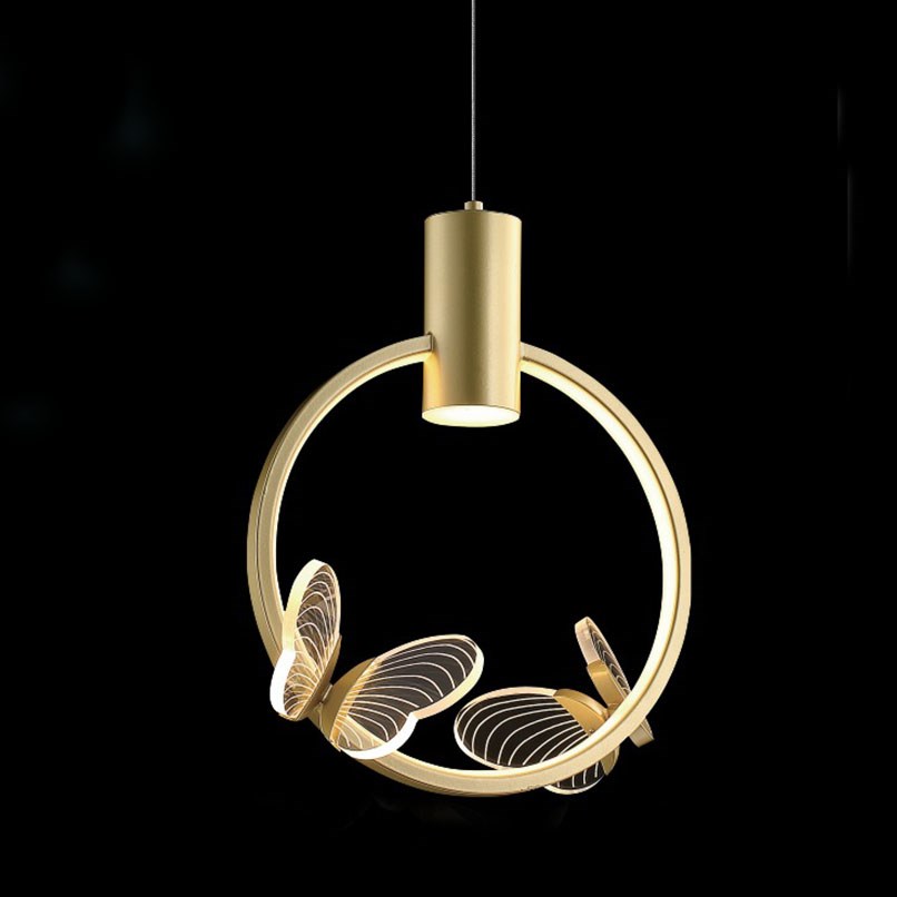 Buffie 環金蝴蝶造型吊燈