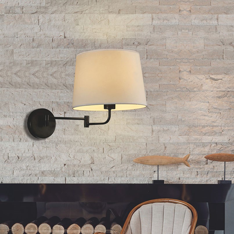 Osso 伸縮長桿布藝壁燈