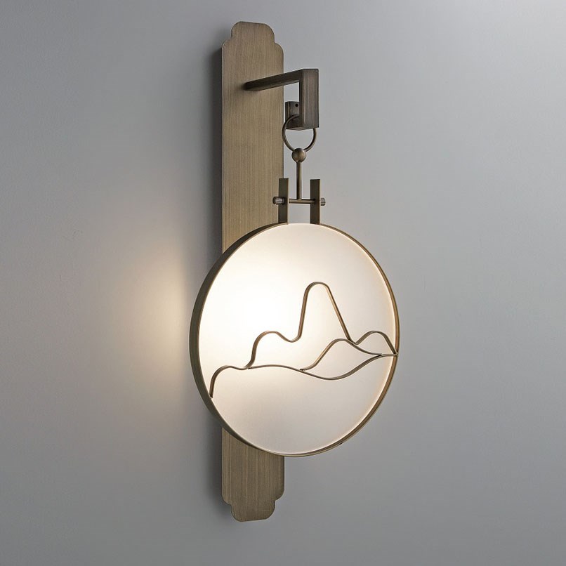 Landscapes 山水圓提壁燈