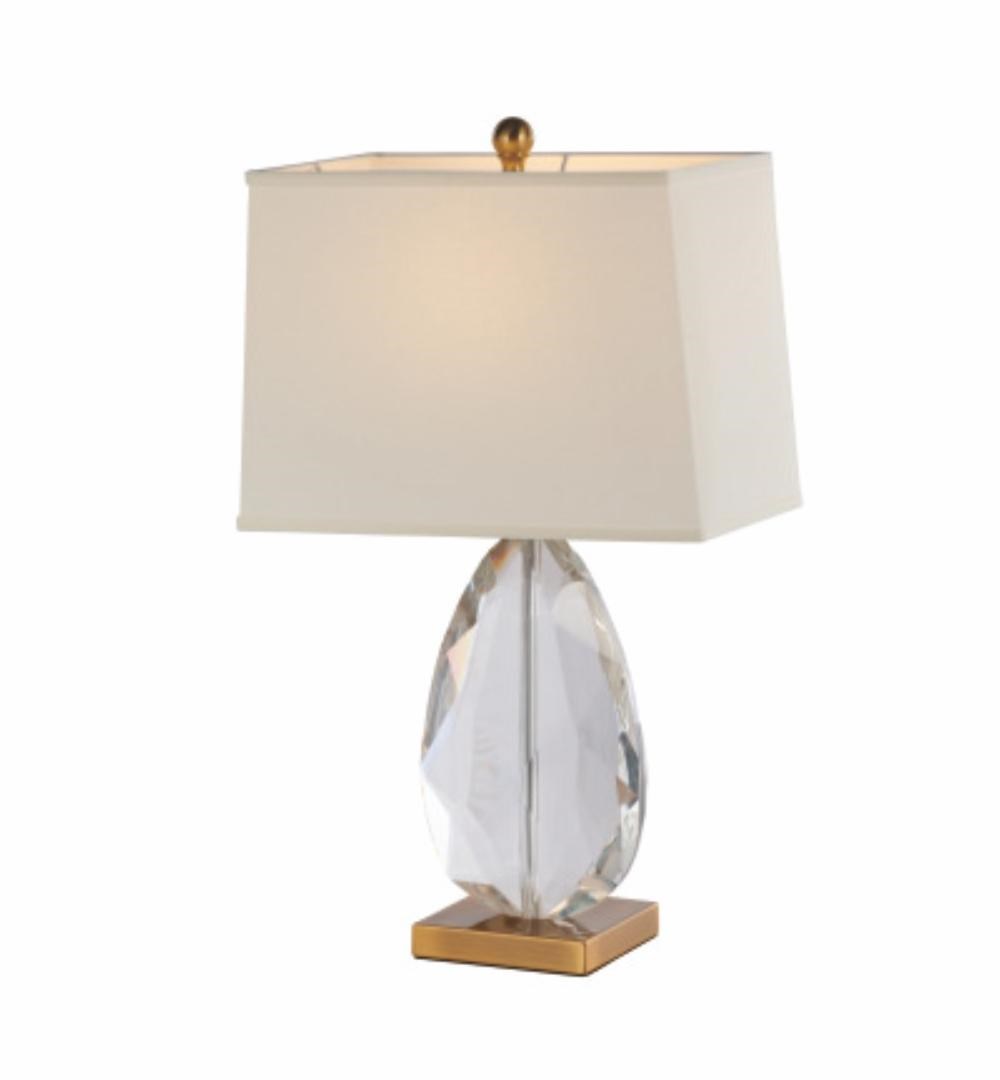 Crystal 鵝卵水晶布藝桌燈