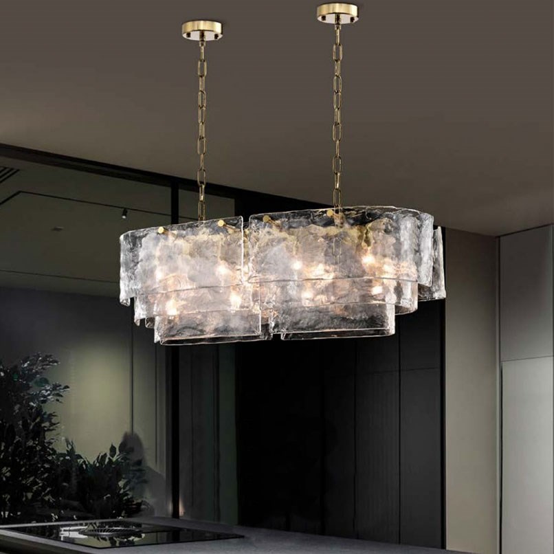  Icicles 長橢冰磚水晶吊燈