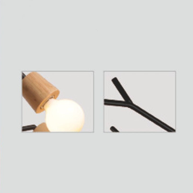 Deer 木質鹿角吸頂燈 黑/灰