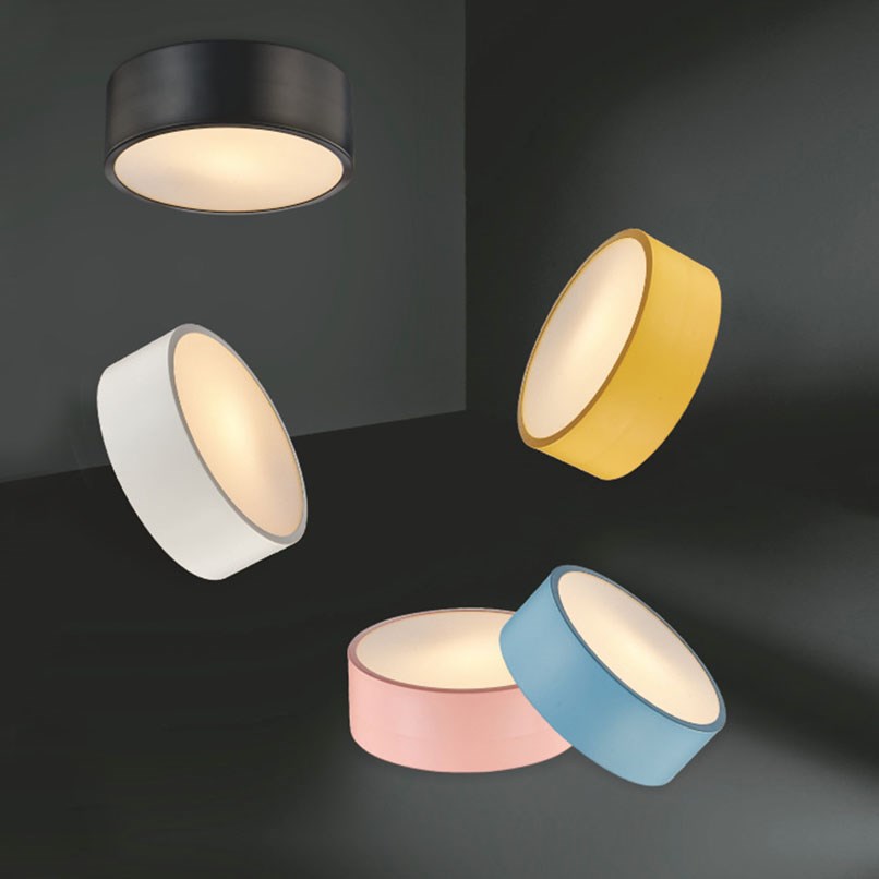 Macaron 馬卡龍圓筒吸頂燈 五色