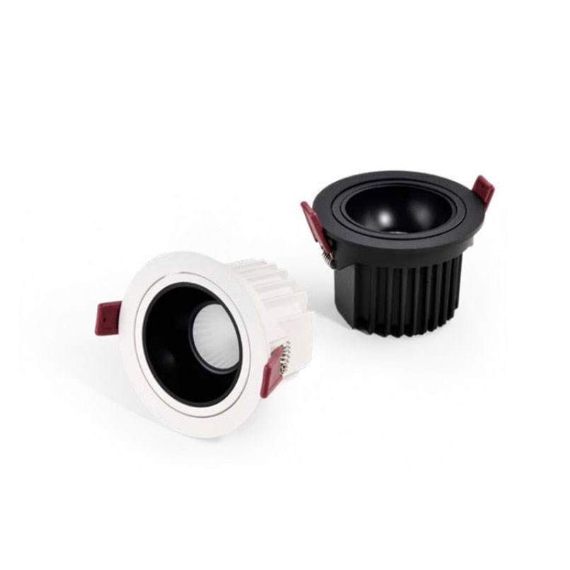 崁孔 7.5/9.5cm 可調角 45度聚光崁燈  黑/白 二色