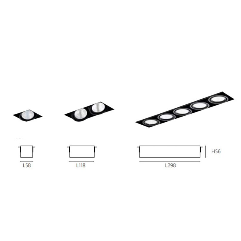 LED 無框 單盒/雙盒/五盒燈