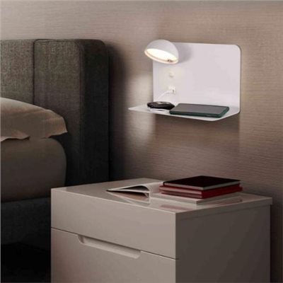 Dorchester 多功能壁燈 附USB充電孔