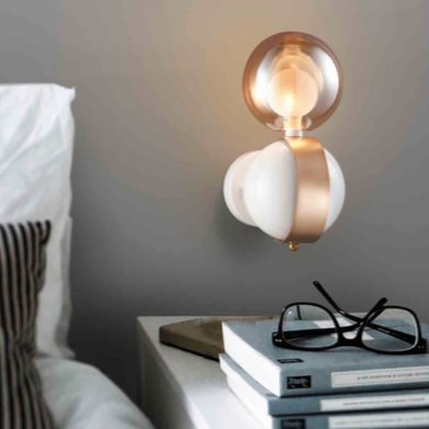 Pluto 摩登雙圓頭 壁燈