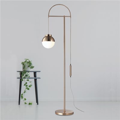 金光熠熠滿月立燈