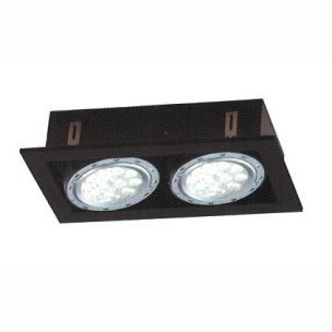 AR111 LED 9W 白/黑框二盒燈