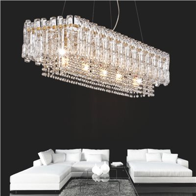 Lustleigh 方形千層水晶吊燈
