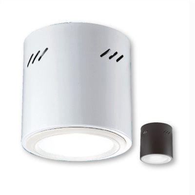  LED COB 15W 直徑19cm 筒燈 黑/白 可選色溫