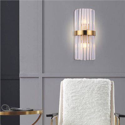 Odette 水晶壓紋壁燈