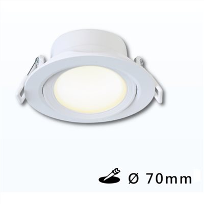 崁孔 7cm LED 5W 可調角度廣角崁燈