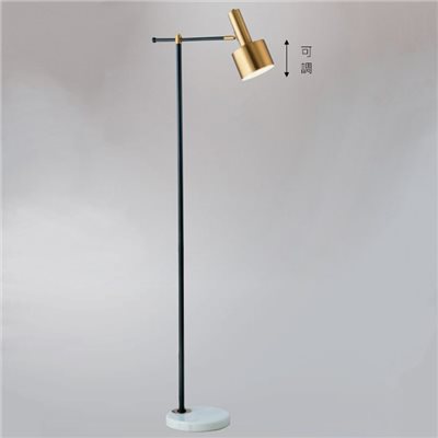 Franco 可調角大理石金屬立燈