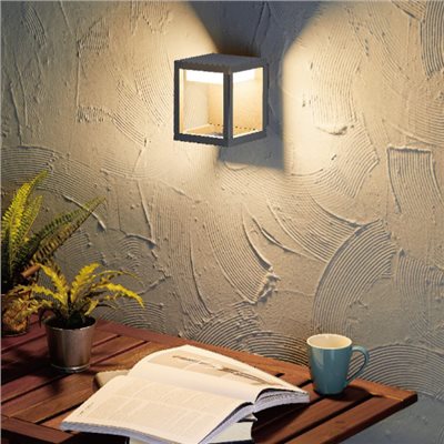 靜月方框庭園壁燈