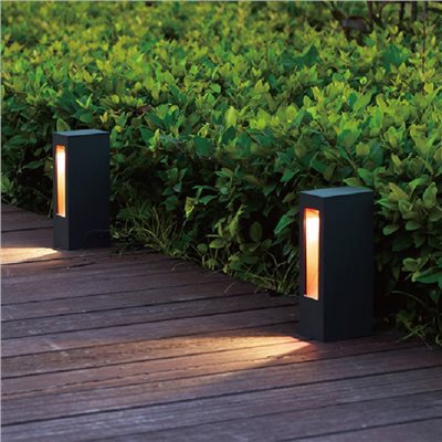 方框切面庭圓柱燈