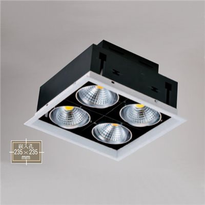 LED 40W 白框 四盒燈