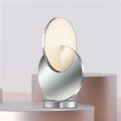 Sisifo 雙圓銀鏡桌燈