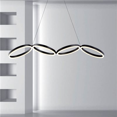 Pretzel 波浪環形吊燈