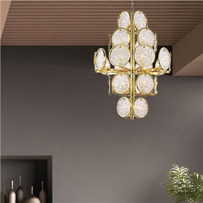 Acqua 六層手工水晶吊燈