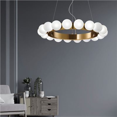 Montaigne 珍珠搖滾環形吊燈