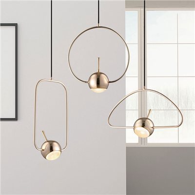 Talia 鋼環可調角吊燈 三款