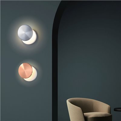 Puck 金屬重圓壁燈