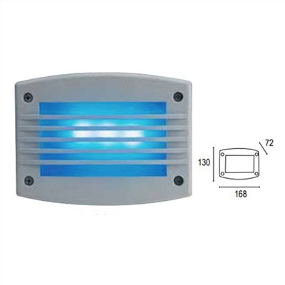 預埋盒160x96x75 LED 5050藍光/3000K黃光 戶外壁燈(崁入式)