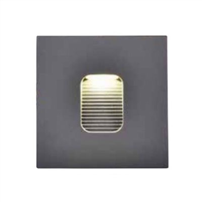 預埋盒63x63x45 LED 3W 3000K 戶外壁燈(崁入式)