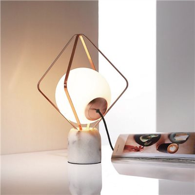 Contour 白玉框映桌燈