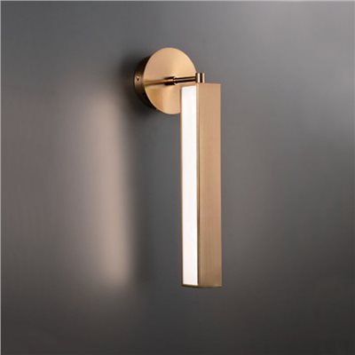 Dax 擺柱側發光壁燈 金/黑