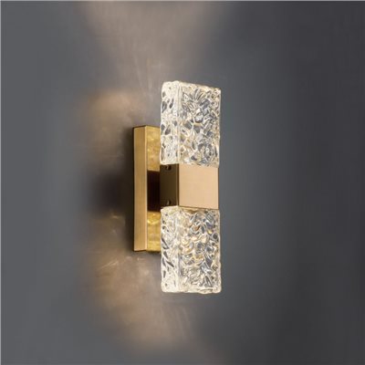 Terra 冰晶波紋壁燈