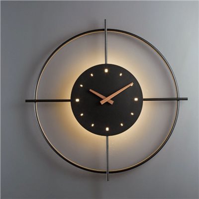 Basia 胡桃時鐘壁燈 座標款