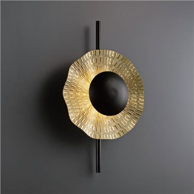 Mori 箔盤褶藝壁燈 單層/雙層
