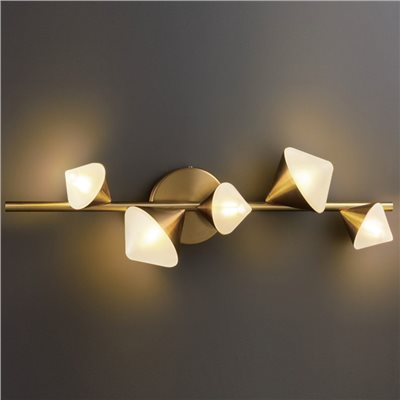 Nodes 金絲陀螺壁燈 