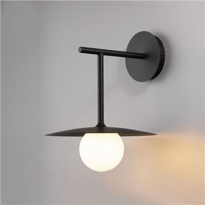 Orb 白玉淺緣壁燈