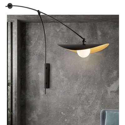 Gatto 長壁關節淺圓壁燈 大/小