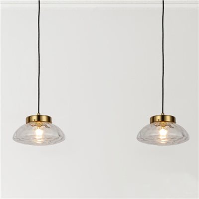 Ronny 儲金潤缽吊燈 金/黑