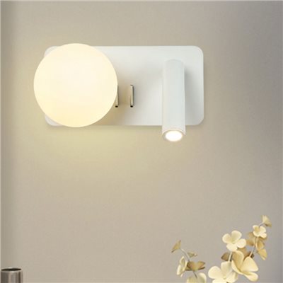 Zeppo 立月閱讀壁燈 黑/白