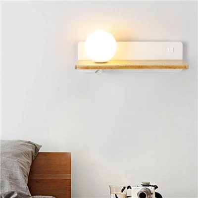 Obie 立月平台壁燈 黑/白