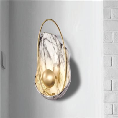 Shell 不規則大理石紋壁燈