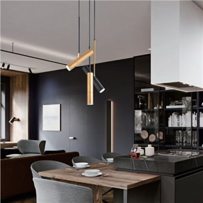 Cylindrical 可調節霧管吊燈