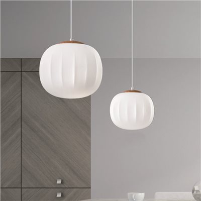 Dove 抓皺白玉吊燈