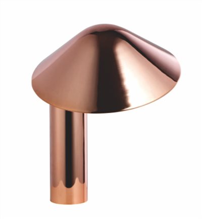 Damo 玫瑰金蘑菇桌燈