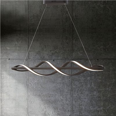 Wave 線性波紋長吊燈